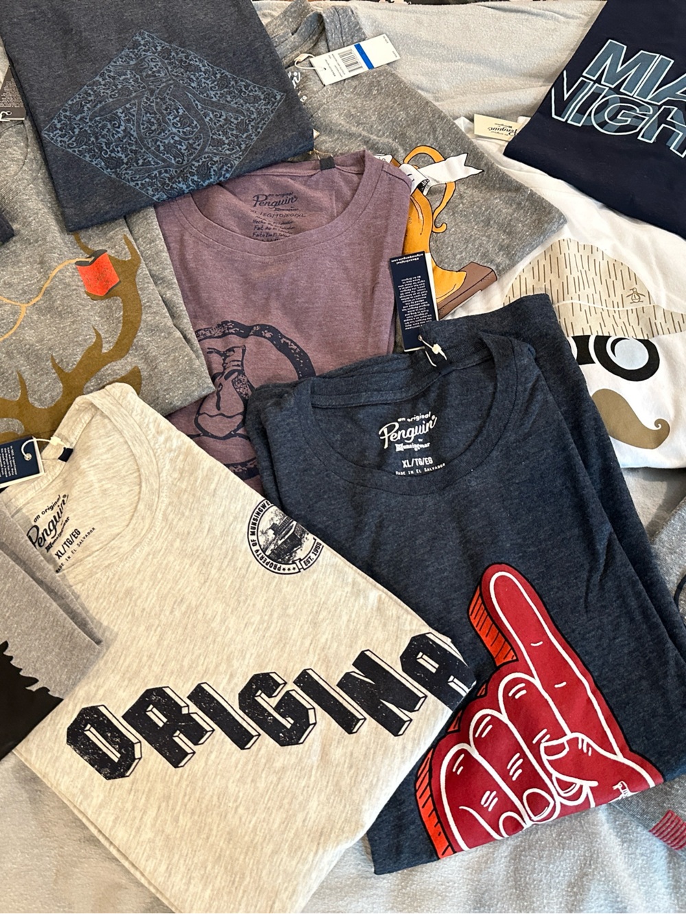 All "Original Penguin" t-shirts by Munsingwear!  $15 each or 2 for $20!